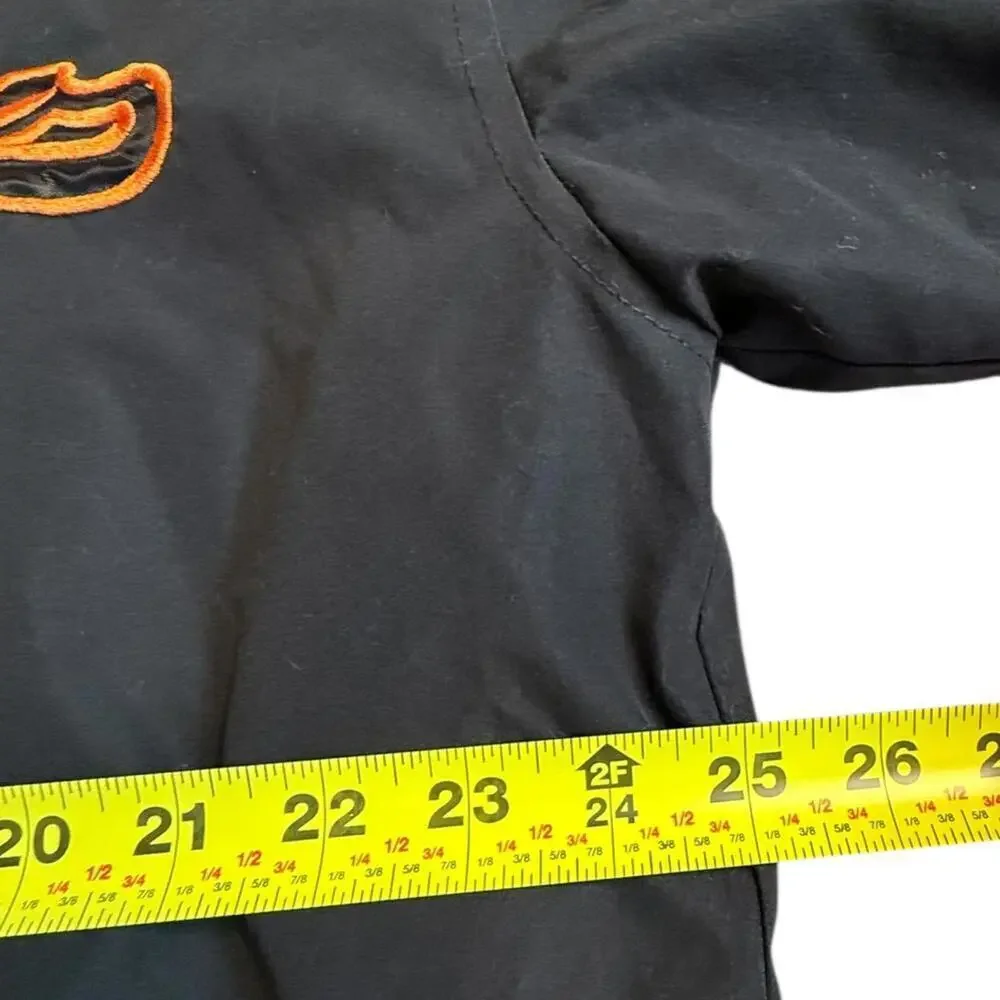 Spring Mountain Fleecewear Co. San Francisco California Blk Hoodie Jacket Size L